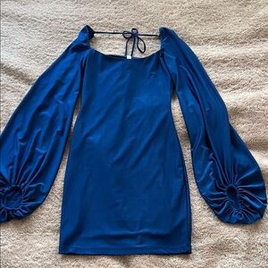 Lucy in the Sky Navy Long Sleeve Dress